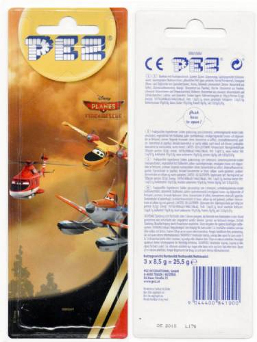 PEZ - Card MOC -Disney Movies - Planes - Planes 2 - Dusty - pontoons - B