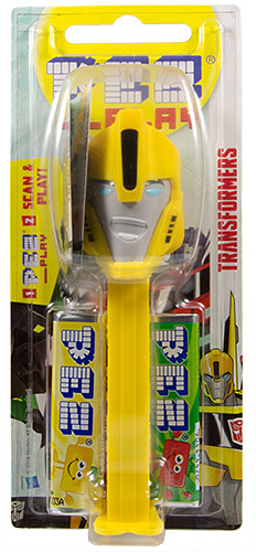 PEZ - Card MOC -Transformers - Robots in disguise - Bumblebee - with play code - B