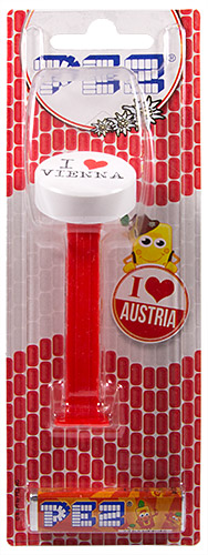 PEZ - Card MOC -I ♥ Austria - Puck I ♥ Vienna