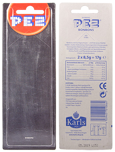 PEZ - Card MOC -Advertising Dispenser - Karlchen