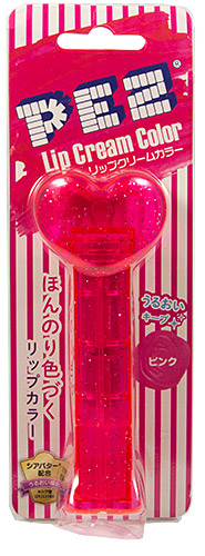 PEZ - Card MOC -Lip Cream Color - Serie 2 - Lip Cream Color - Pink