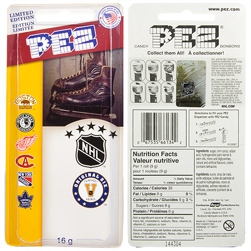 PEZ - Card MOC -Sports Promos - NHL - Team Masks - Detroit Red Wings