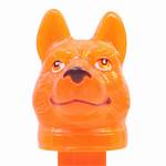 PEZ - Digger the Dog  Crystal Orange Head on orange