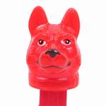 PEZ - Digger the Dog  Crystal Red Head on red