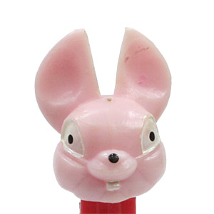 PEZ - Easter - Fat Ear Bunny - Fat Ear Bunny - Pink Head