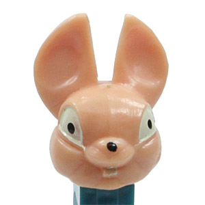 PEZ - Easter - Fat Ear Bunny - Fat Ear Bunny - Salmon Head