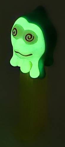 PEZ - Glow-in-the-Dark - Glowing Ghosts - Slimy Sid - Glowing