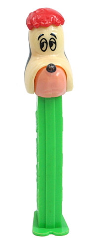 PEZ - MGM Cartoons - Droopy Dog - Short Ears, ivory head - B