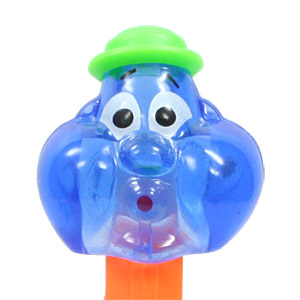 PEZ - Crystal Collection - Bubbleman - Blue Crystal Head