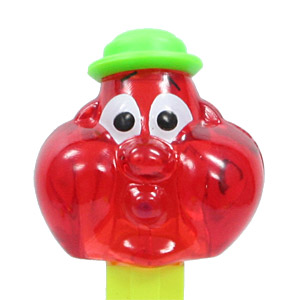 PEZ - Crystal Collection - Bubbleman - Red Crystal Head