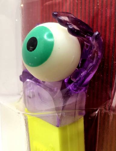 PEZ - Crystal Collection - Psychedelic Eye - Purple Crystal Hand - B