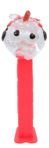 PEZ - Crystal Collection - Sour Green Apple - Clear Crystal Head