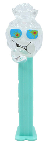 PEZ - Crystal Collection - Sour Pineapple - Clear Crystal Head