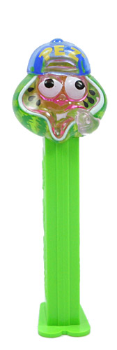 PEZ - Crystal Collection - Sour Watermelon - Green Crystal Head