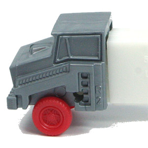 PEZ - Trucks - Misfits - Cab #R2 - Silver Cab, Red Wheels - B