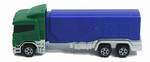 PEZ - Transporter  Green cab, blue trailer