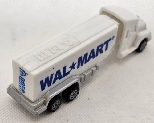 PEZ - Advertising Walmart - Truck with V-Grill - White cab, white trailer