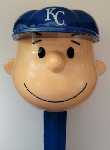 PEZ - Giant PEZ - Peanuts - MLB Charlie Brown - Kansas City Royals
