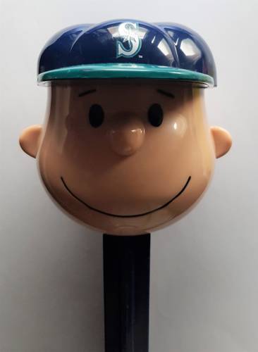 PEZ - Giant PEZ - Peanuts - MLB Charlie Brown - Seattle Mariners