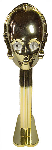 PEZ - Giant PEZ - Star Wars - C-3PO - Metallic Gold Head