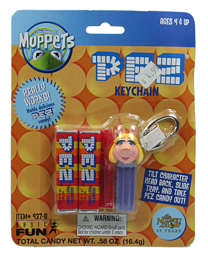 PEZ - Keychain - Muppets - Miss Piggy