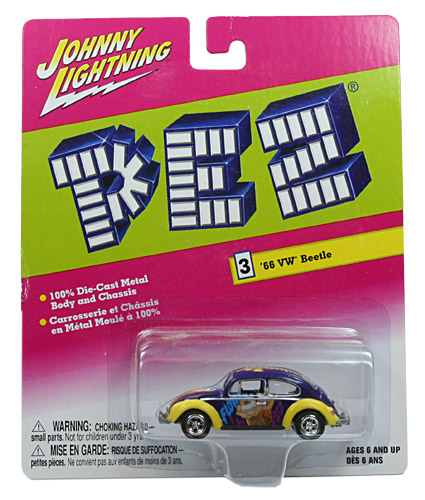 PEZ - Johnny Lightning - Release 3 - '66 VW Beetle