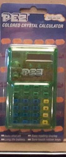 PEZ - Miscellaneous (Non-Dispenser) - Calculator - Colored Crystal Calculator - Green