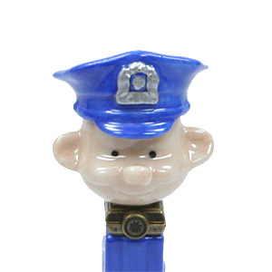 PEZ - Porcelain Hinged Boxes - Policeman