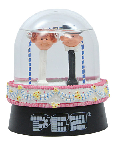 PEZ - Snow Dome - Bride & Groom