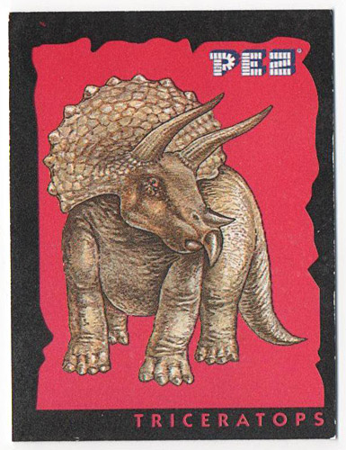 PEZ - Stickers - Dinosaurs - Triceratops