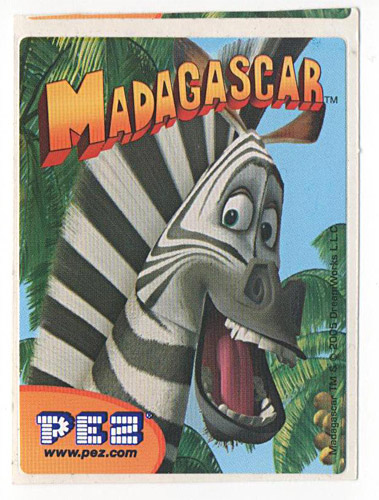 PEZ - Stickers - Madagascar - Marty