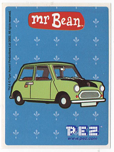 PEZ - Stickers - Mr. Bean - Mini Cooper