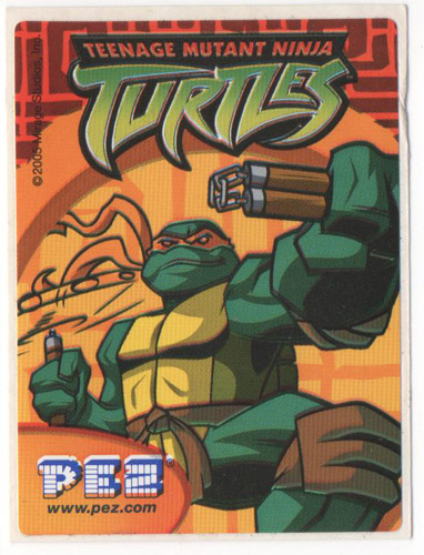 PEZ - Stickers - Teenage Mutant Ninja Turtles - Michelangelo