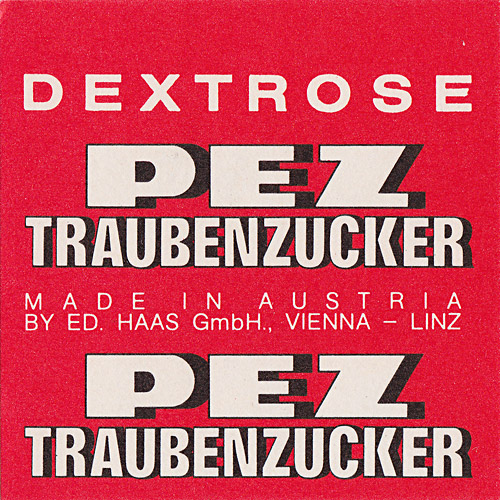 PEZ - Less Common Types - Traubenzucker - Traubenzucker - LC 07