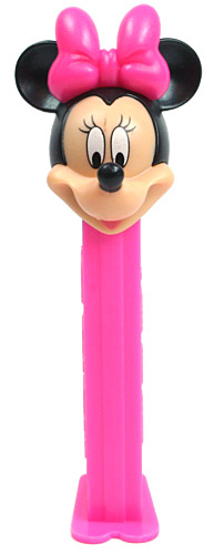 PEZ - Mickey Mouse Clubhouse - Minnie Mouse - pink bow - D