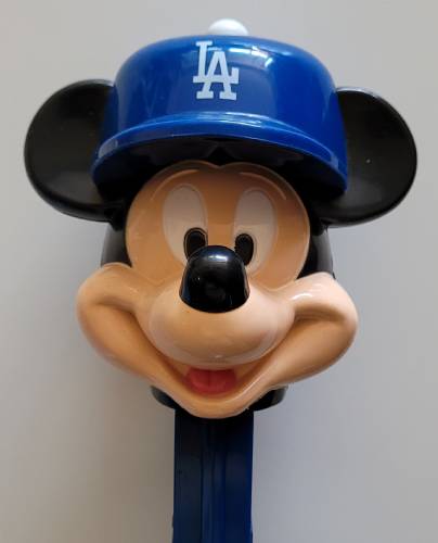 PEZ - Giant PEZ - Disney - MLB Mickey Mouse - Los Angeles Dodgers