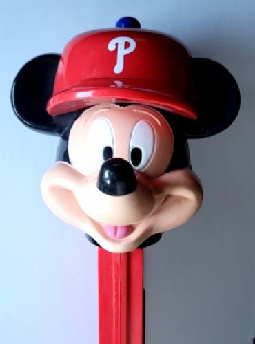 PEZ - Disney - MLB Mickey Mouse - Philladelphia Phillies