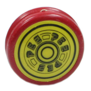 PEZ - Miscellaneous (Non-Dispenser) - Yo-yo - Red with Yellow Sides