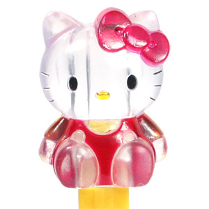 PEZ - Fullbody - Hello Kitty in Overalls - Crystal, red sleeves