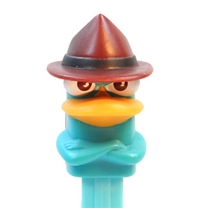 carded DISNEY'S PHINEAS and FERB  Pez Dispenser  AGENT P 