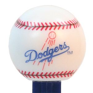 PEZ - Sports Promos - MLB Balls - Ball - Los Angeles Dodgers - B