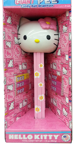 PEZ - Hello Kitty - Hawaiian Hello Kitty - Light Pink Flower