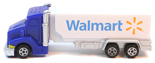 PEZ - Advertising Walmart 2008 - Tanker - Blue cab, white trailer