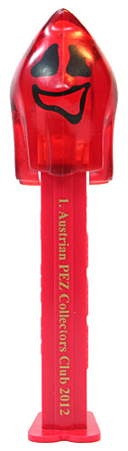 PEZ - 1. Austrian PEZ Collectors Club - Naughty Neil - Crystal Red