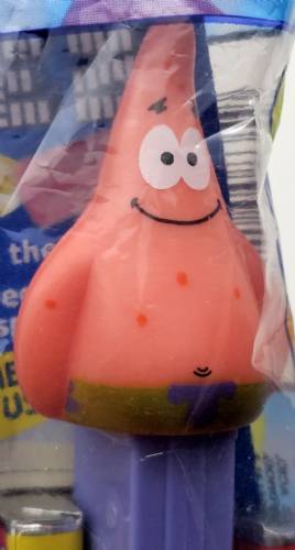 © Bryan Whalen PEZ - SpongeBob SquarePants - Patrick Star - front short - A
