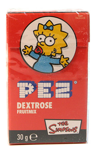 PEZ - Dextrose Packs - Simpsons Maggie