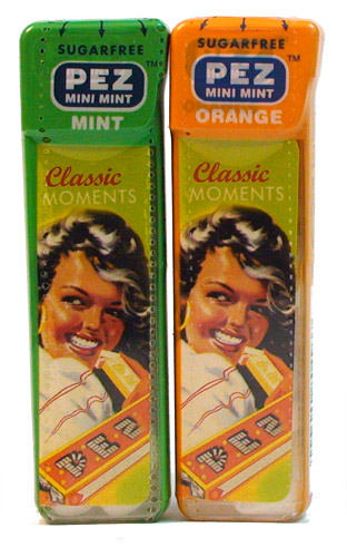 PEZ - Mini Mints - Classic Moments - Whitest Teeth Lady