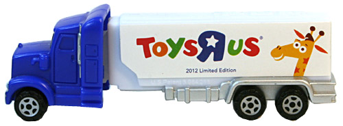MoMoPEZ Advertising Toys R Us Truck Blue cab white trailer PEZ