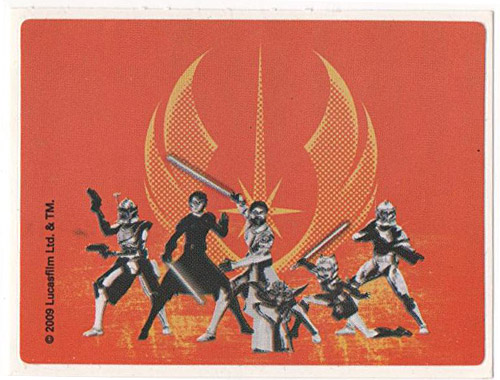 PEZ - Stickers - Star Wars Clone Wars - Jedi Knight Emblem