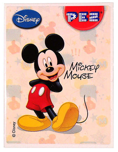 PEZ - Stickers - Mickey & Minnie - Mickey - tapping